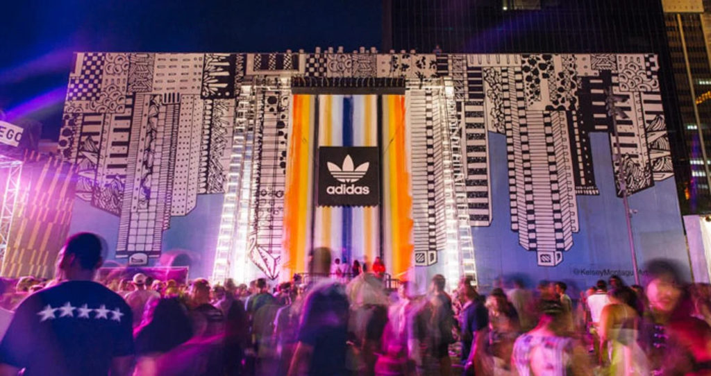 Adidas no Lollapalooza